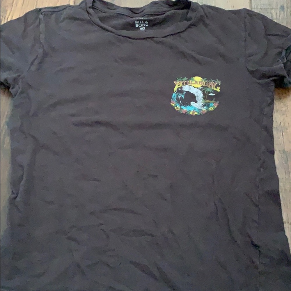 Black billabong tee shirt